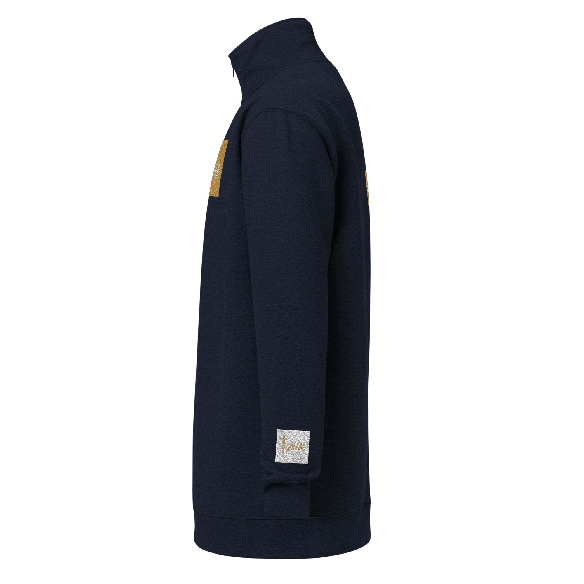 F - Cube1 Unisex fleece pullover, Powered by AyiWé F&S - AyiWé Fashion & Style