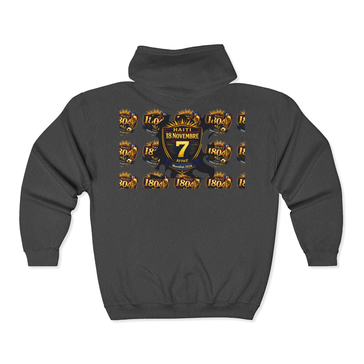 007-Champion-Unisex Heavy Blend™ Full Zip Hooded Sweatshirt