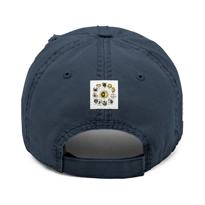 AB3 - AyiWé Distressed Dad Hat (Embroidery) - AyiWé Fashion & Style