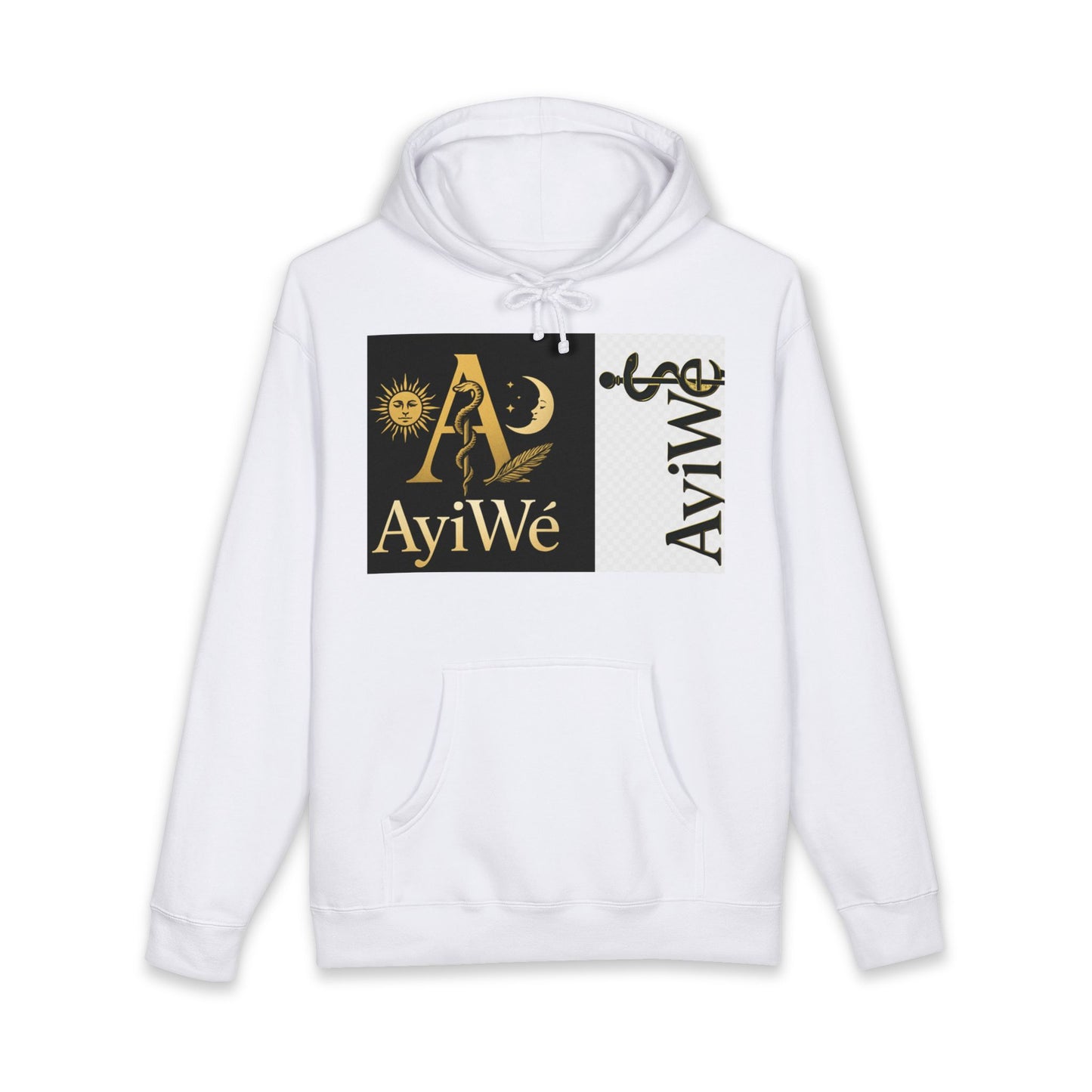 Daywood03-Ayi Unisex Heavyweight Hooded Sweatshirt. Powered by AyiWe F&S