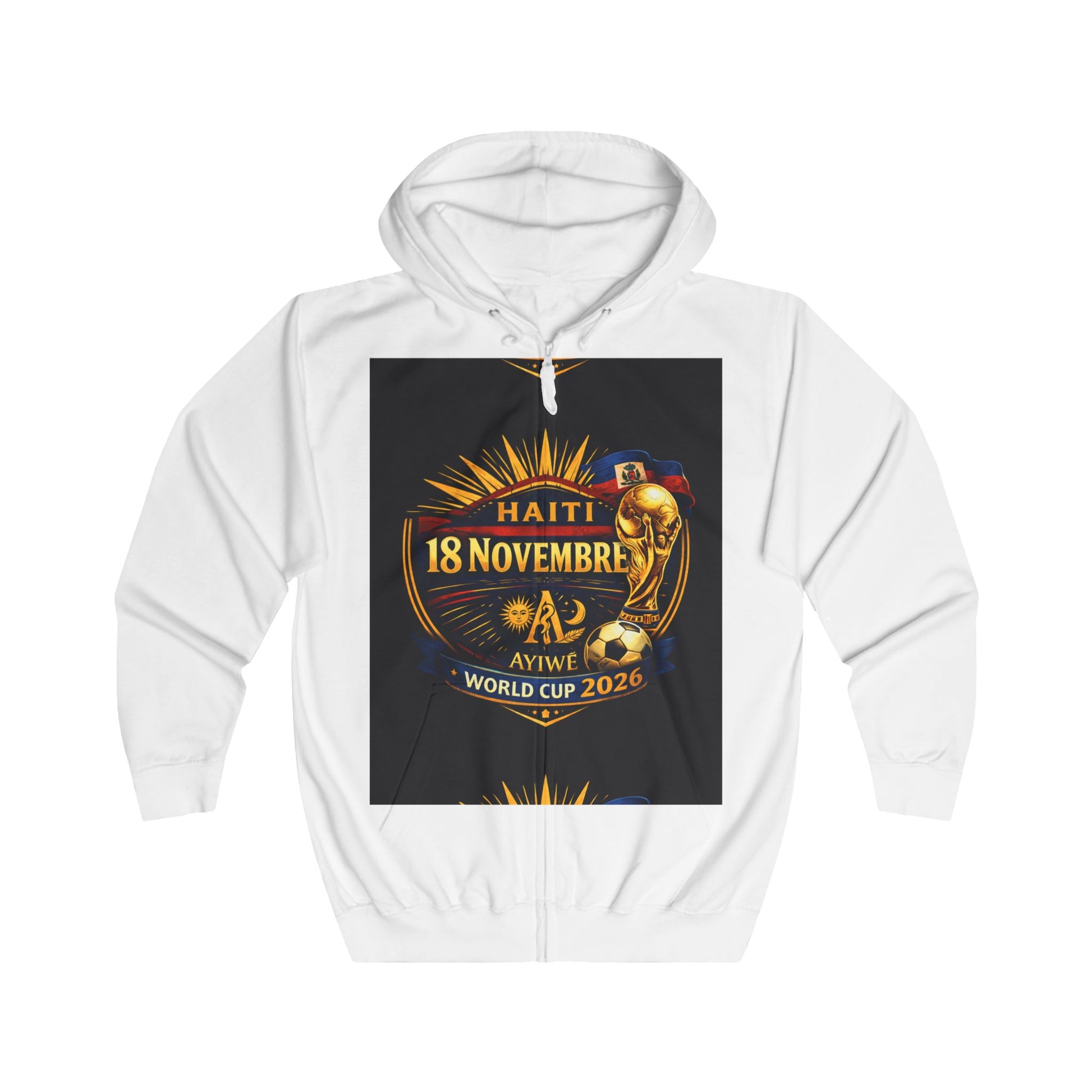 Ht - 2026 world cup Unisex Full Zip Hoodie by Ayiwe F&S - AyiWé Fashion & Style