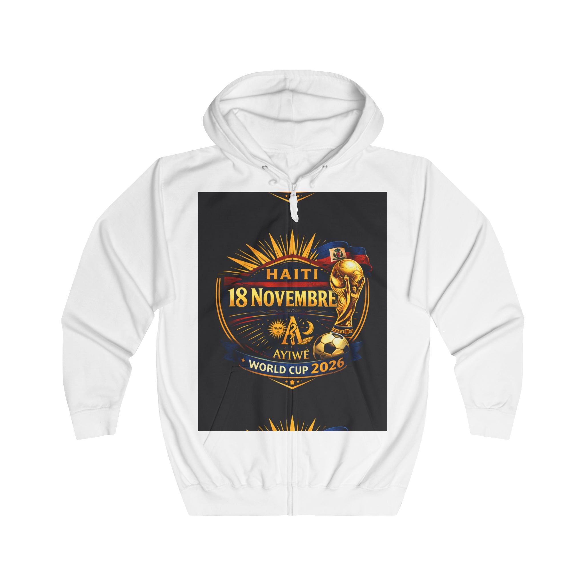 Ht - 2026 world cup Unisex Full Zip Hoodie by Ayiwe F&S - AyiWé Fashion & Style