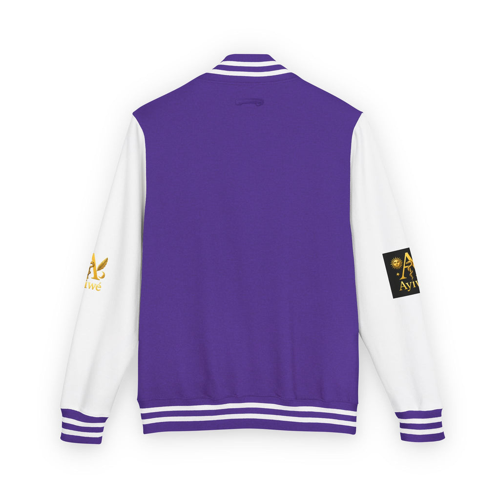 1-A High DegreAyiWé Unisex Heavyweight Letterman Jacket