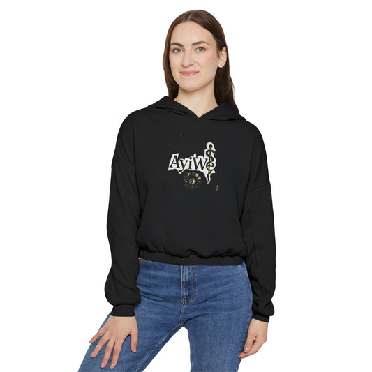 A - Lady1 - AyiWé Women's Cinched Bottom Hoodie - AyiWé Fashion & Style