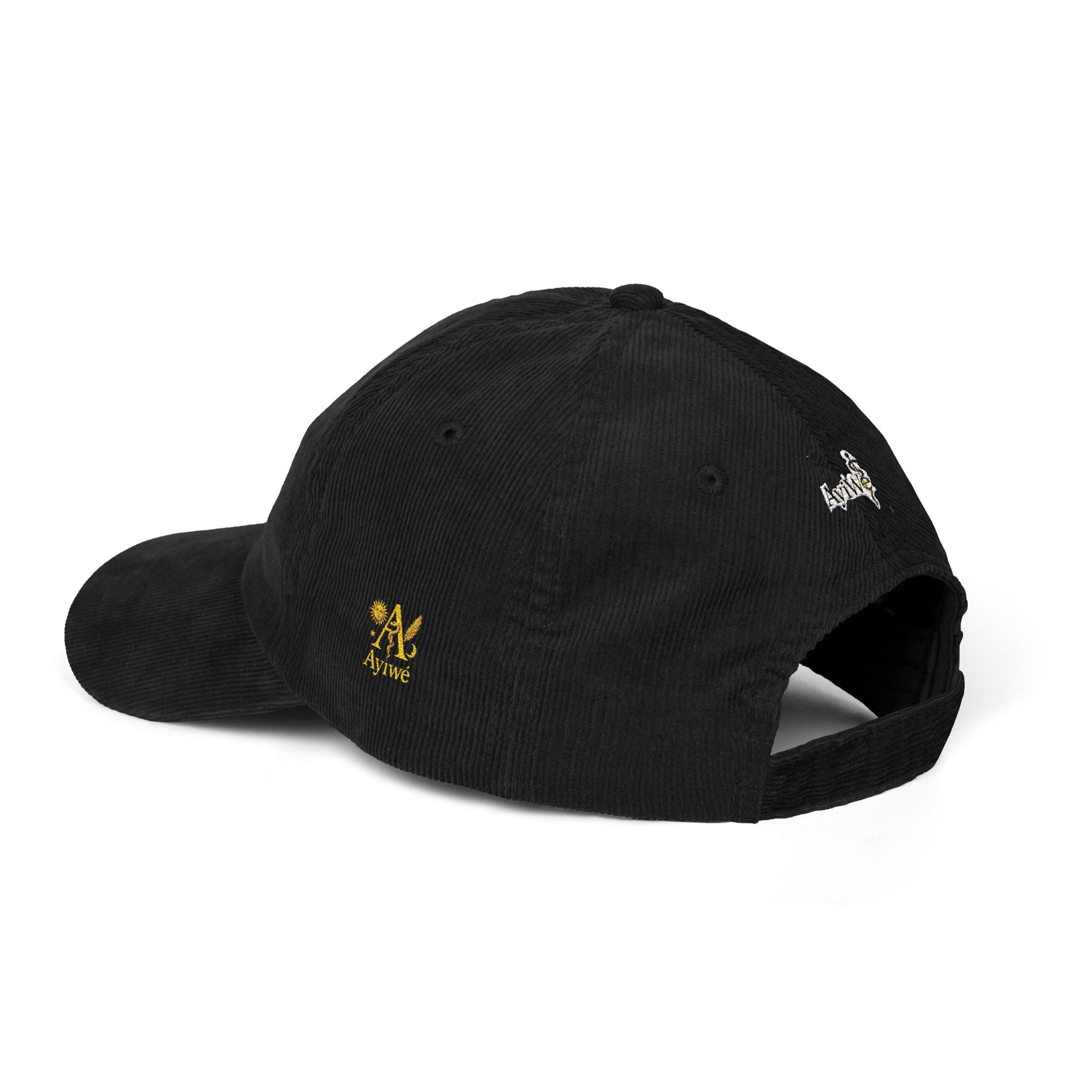 AyiWé Day and Night 1 Vintage Corduroy Cap (Embroidery)