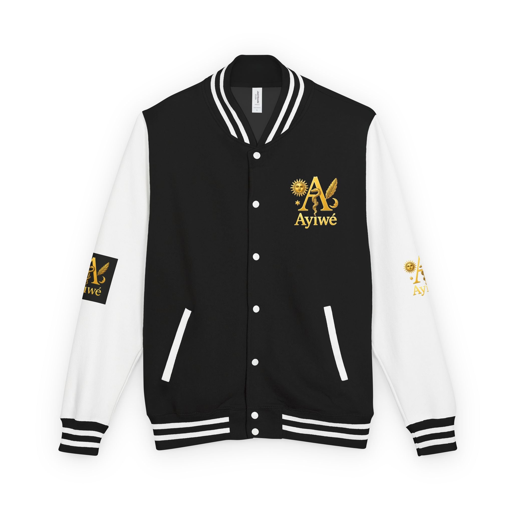 1-A High DegreAyiWé Unisex Heavyweight Letterman Jacket
