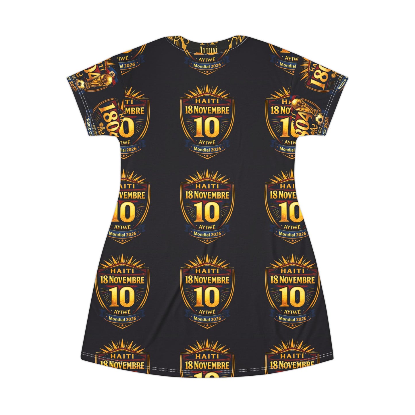 Ht - Marabou - WC2026 T-Shirt Dress (AOP) by AyiWe F&S - AyiWé Fashion & Style