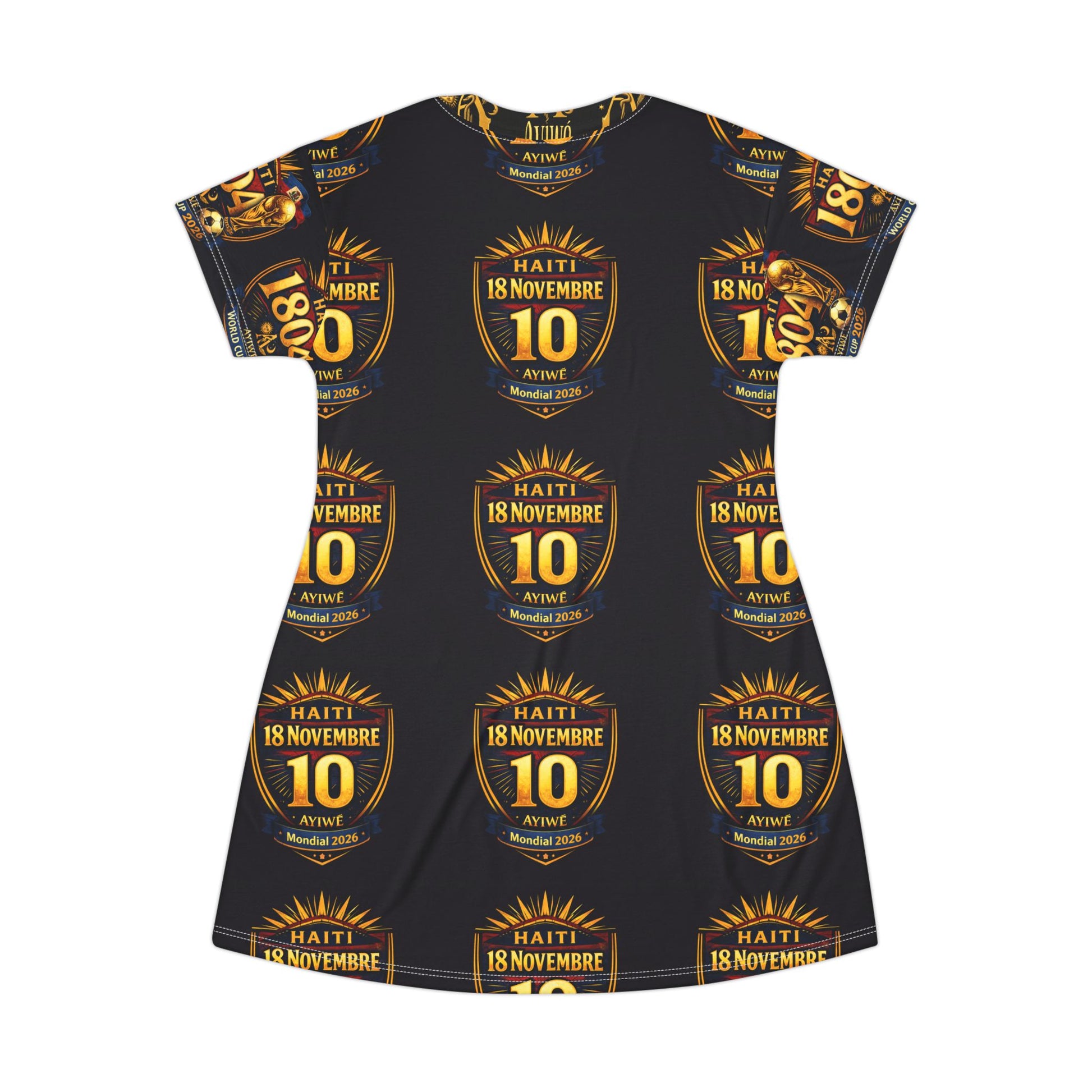 Ht - Marabou - WC2026 T-Shirt Dress (AOP) by AyiWe F&S - AyiWé Fashion & Style