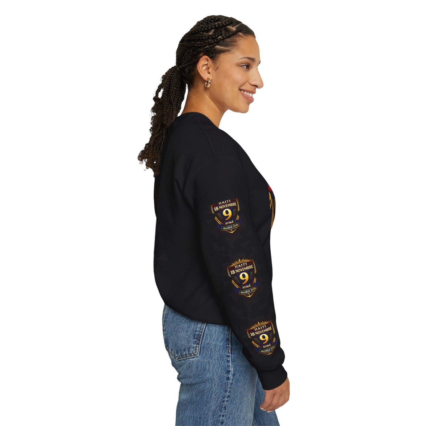 Ayiti18WC - Goal1 Unisex Heavy Blend™ Crewneck Sweatshirt by AyiWe F&S - AyiWé Fashion & Style