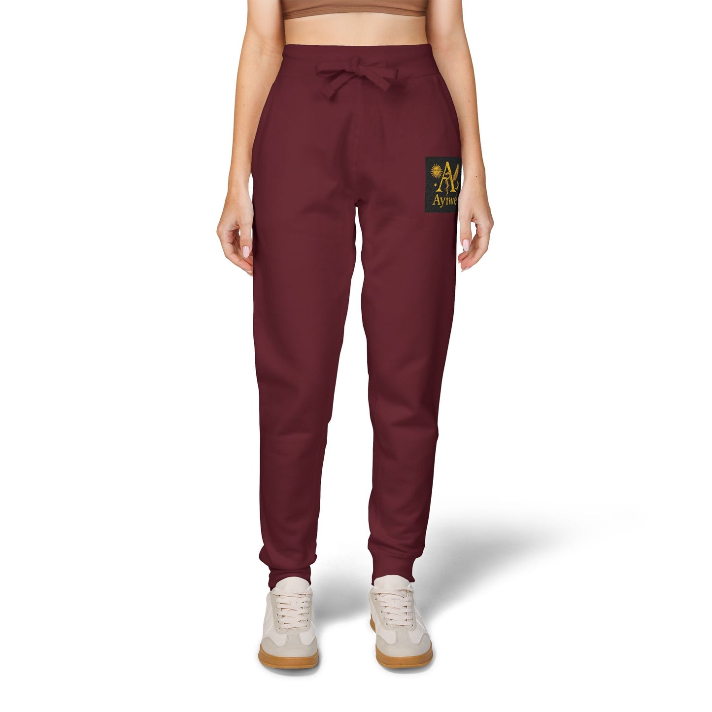 B - One AyiWé Unisex Fleece Sweatpants (Embroidery) - AyiWé Fashion & Style
