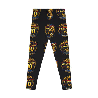 Ayiti1804 - Mondial 2026 Stretchy Leggings (AOP) by AyiWe F&S - AyiWé Fashion & Style
