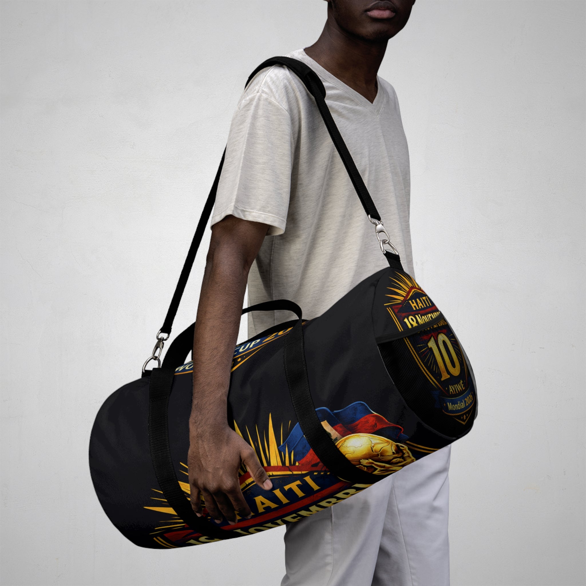Djakout21-AyiWe Duffel Bag. Powered by AyiWe F&S