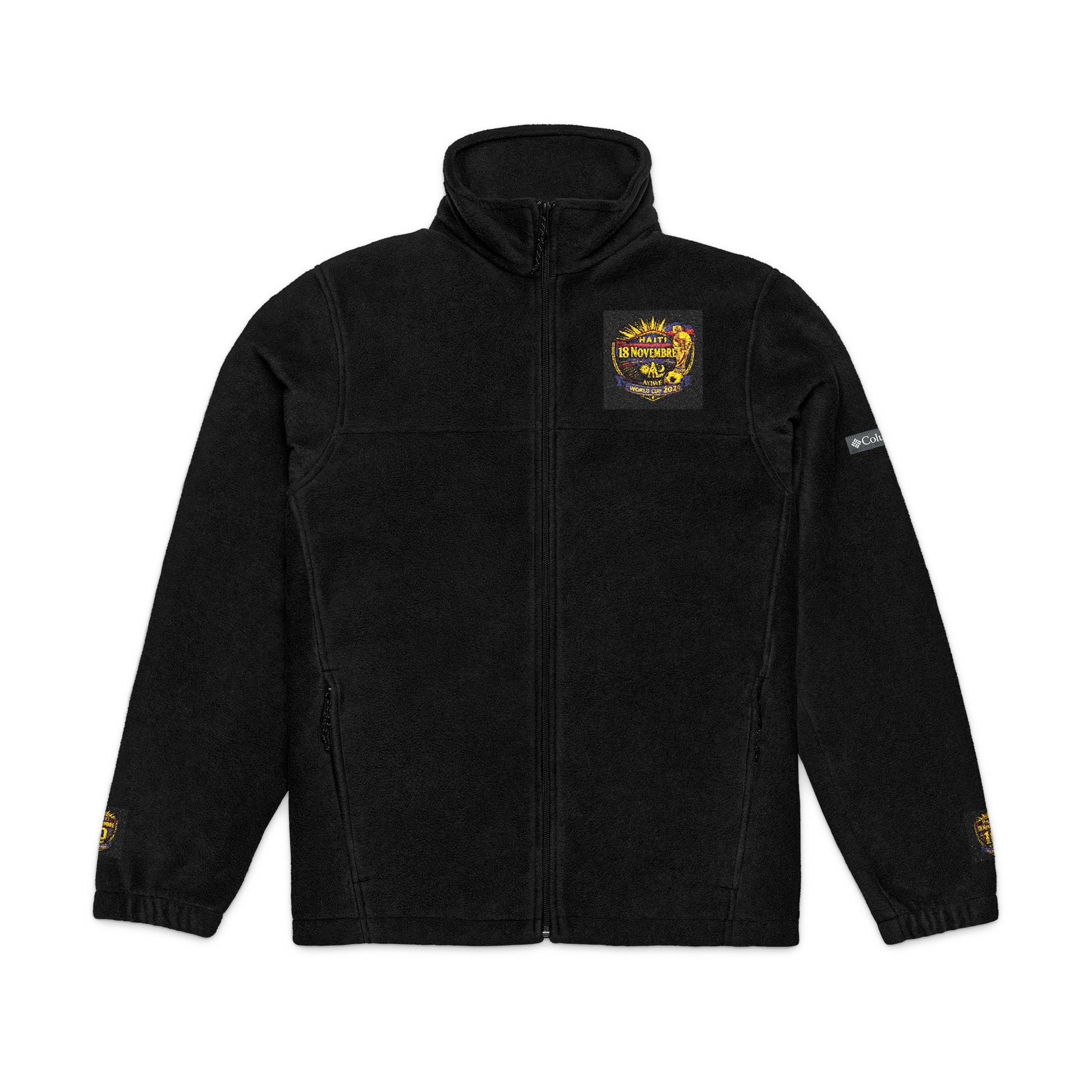Ht - 2026 Mondial/18Nov Unisex Columbia Fleece Jacket (Embroidery) by AyiWe F&S - AyiWé Fashion & Style