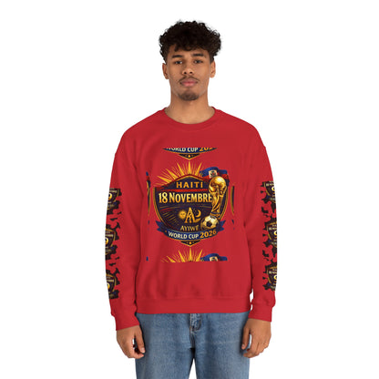 Ayiti18WC - Goal1 Unisex Heavy Blend™ Crewneck Sweatshirt by AyiWe F&S - AyiWé Fashion & Style
