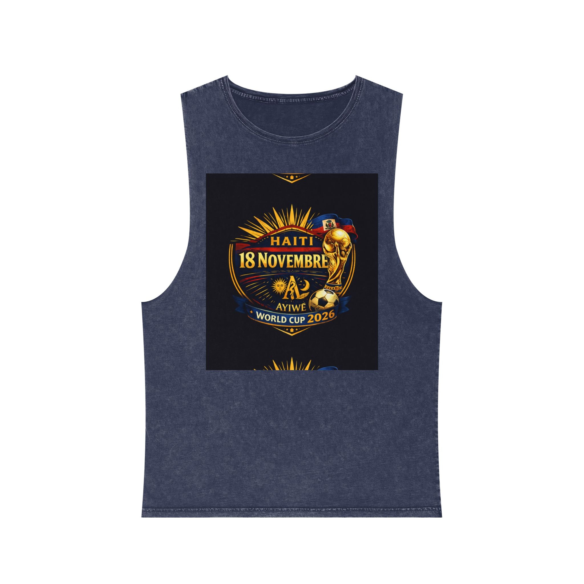 Ht - 07 world cup 2026 Unisex Stonewash Tank Top by AyiWe F&S - AyiWé Fashion & Style