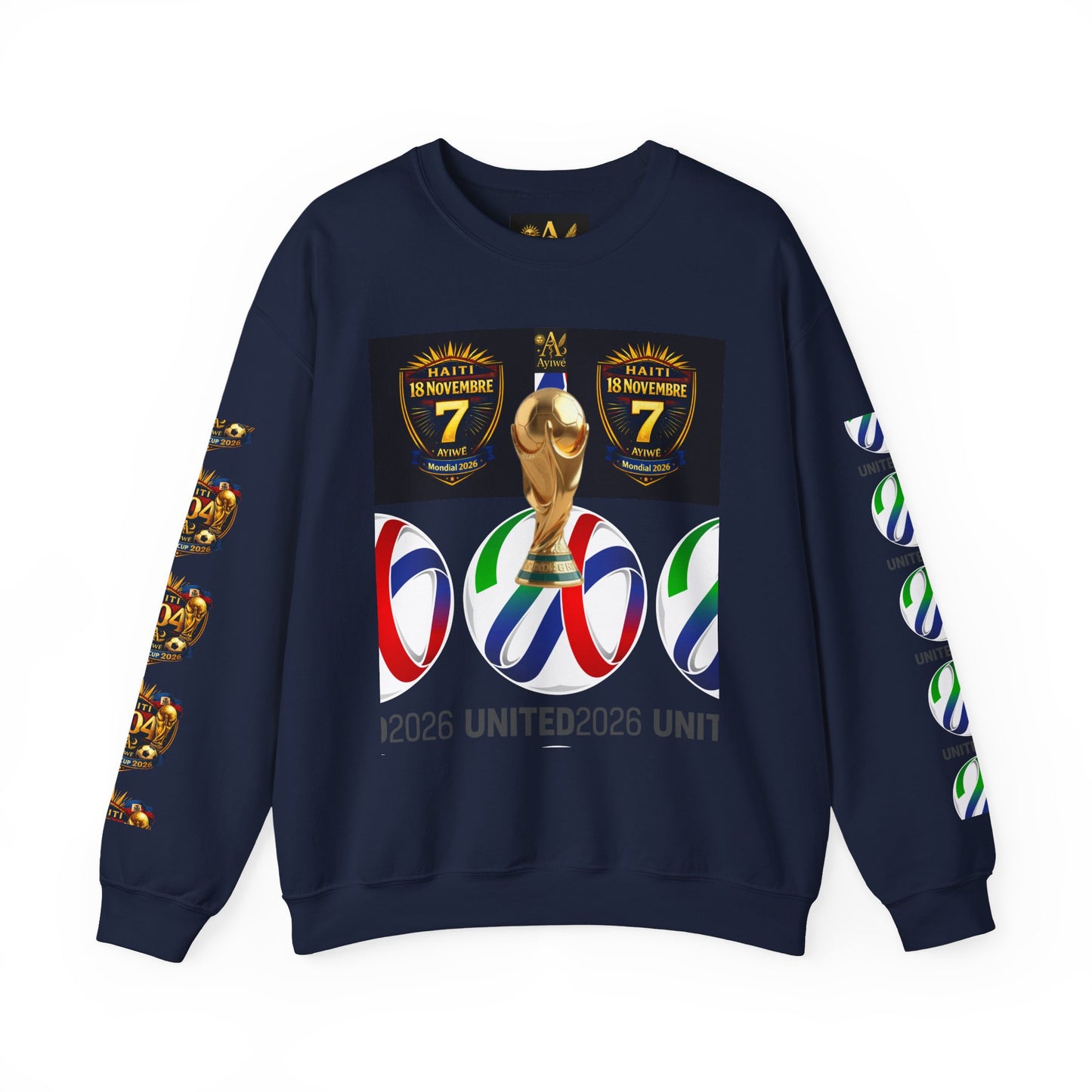18WC2026 Yon-Nasyon1 Unisex Heavy Blend™ Crewneck Sweatshirt. Powered by AyiWe F&S