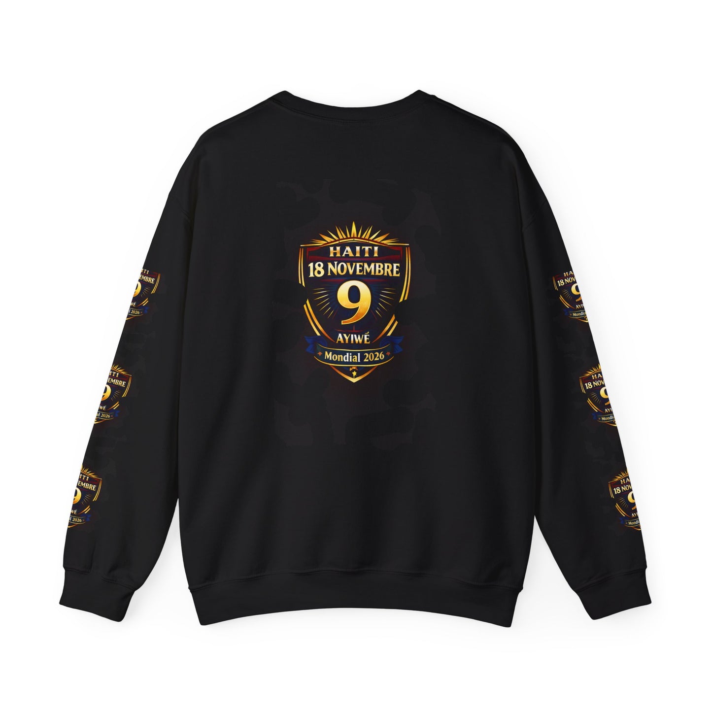 Ayiti18WC - Goal1 Unisex Heavy Blend™ Crewneck Sweatshirt by AyiWe F&S - AyiWé Fashion & Style