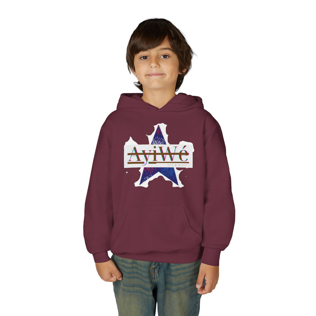AyiWé Young-1 Youth Heavy Blend Hooded Sweatshirt