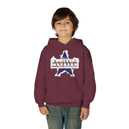 AyiWé Young - 1 Youth Heavy Blend Hooded Sweatshirt - AyiWé Fashion & Style