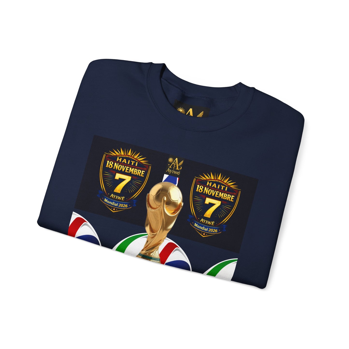 18WC2026 Yon-Nasyon1 Unisex Heavy Blend™ Crewneck Sweatshirt. Powered by AyiWe F&S