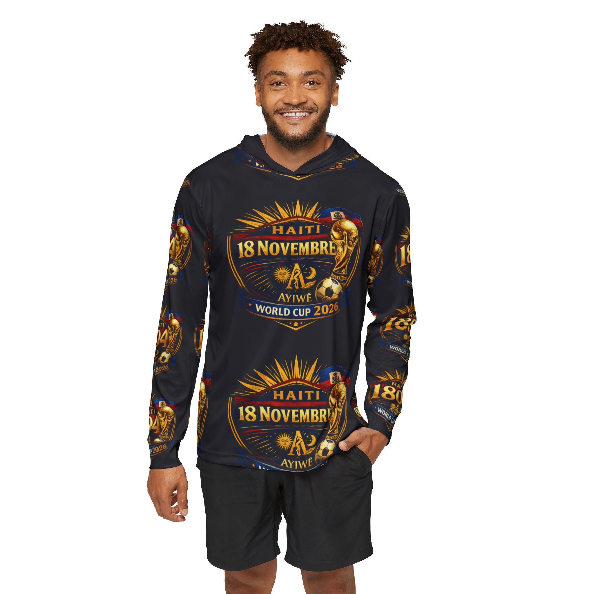 Ayiti1804 - WC - 2026 Men's Sports Warmup Hoodie (AOP) by AyiWe F&S - AyiWé Fashion & Style