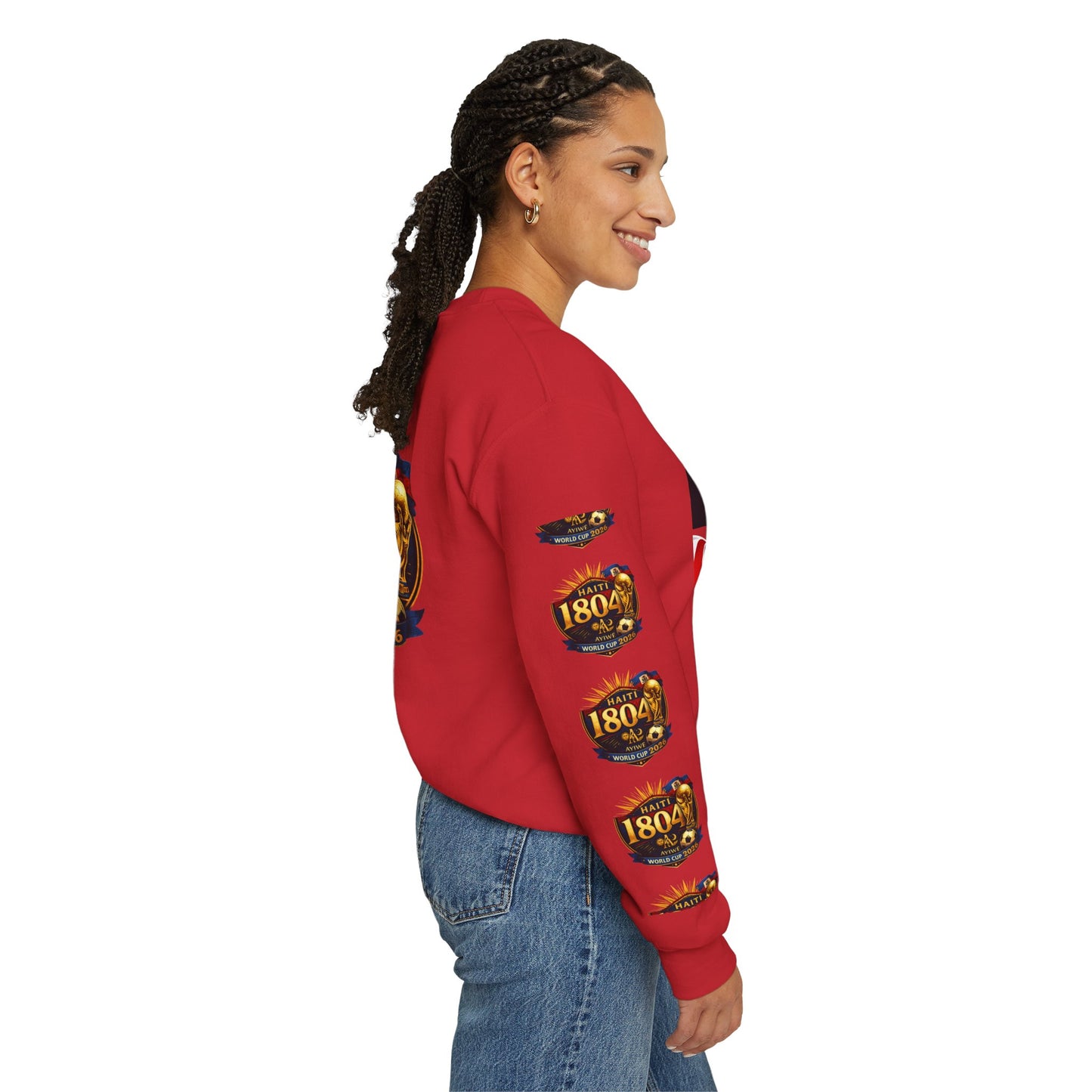 18WC2026 Yon-Nasyon1 Unisex Heavy Blend™ Crewneck Sweatshirt. Powered by AyiWe F&S