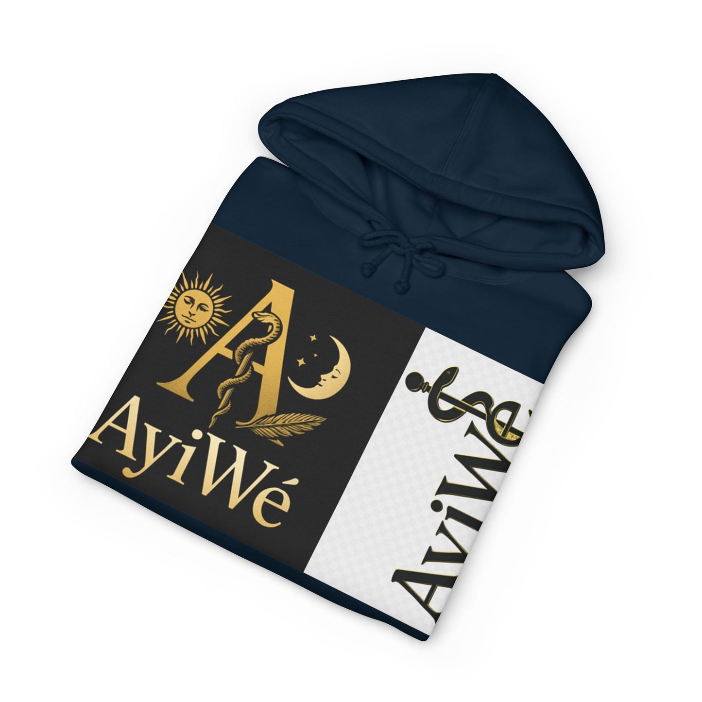 Daywood03-Ayi Unisex Heavyweight Hooded Sweatshirt. Powered by AyiWe F&S