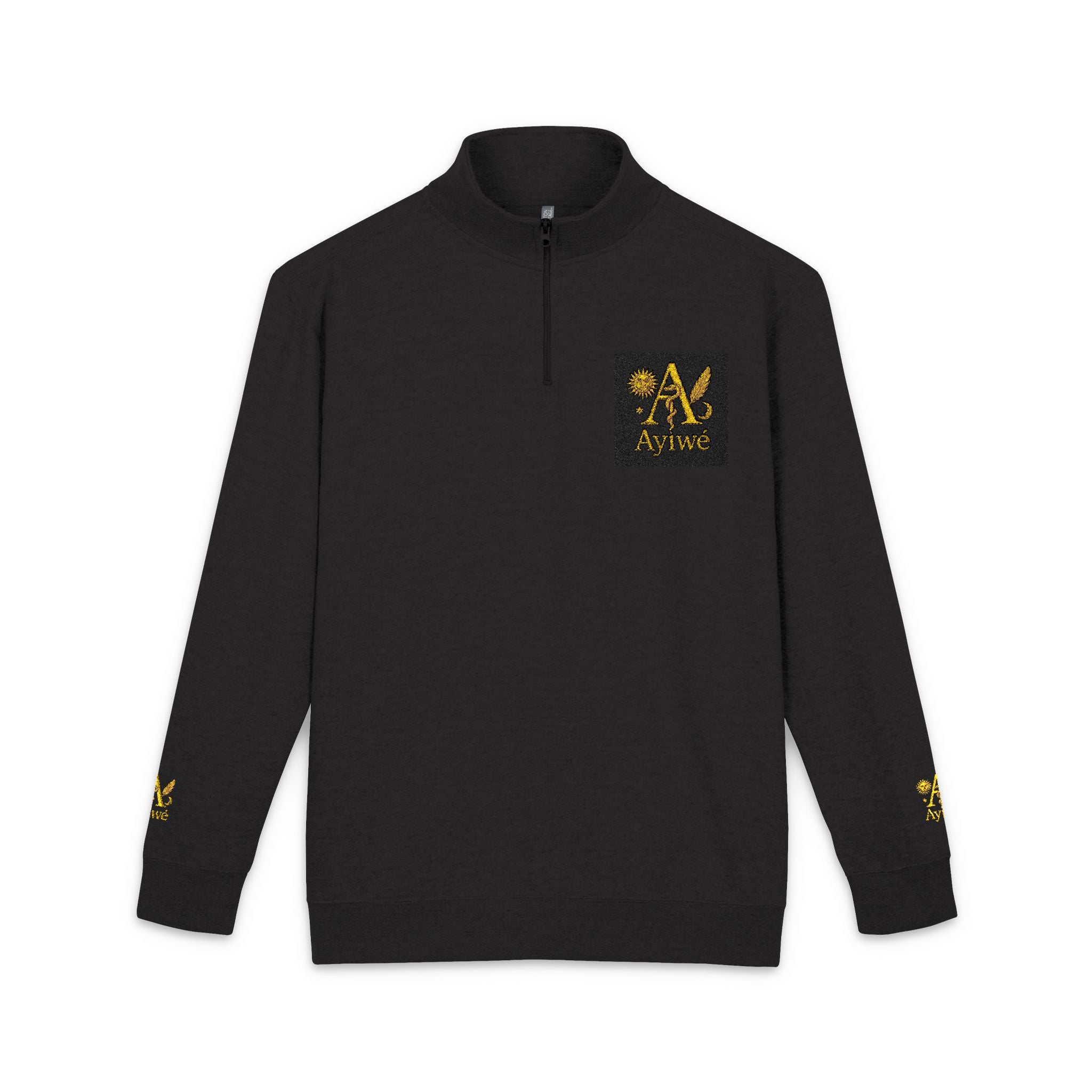 A1-BL12-AyiWé Lifestyle Unisex Fleece Pullover (Embroidery)