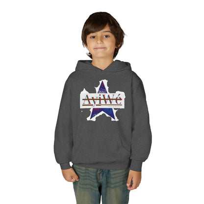 AyiWé Young - 1 Youth Heavy Blend Hooded Sweatshirt - AyiWé Fashion & Style