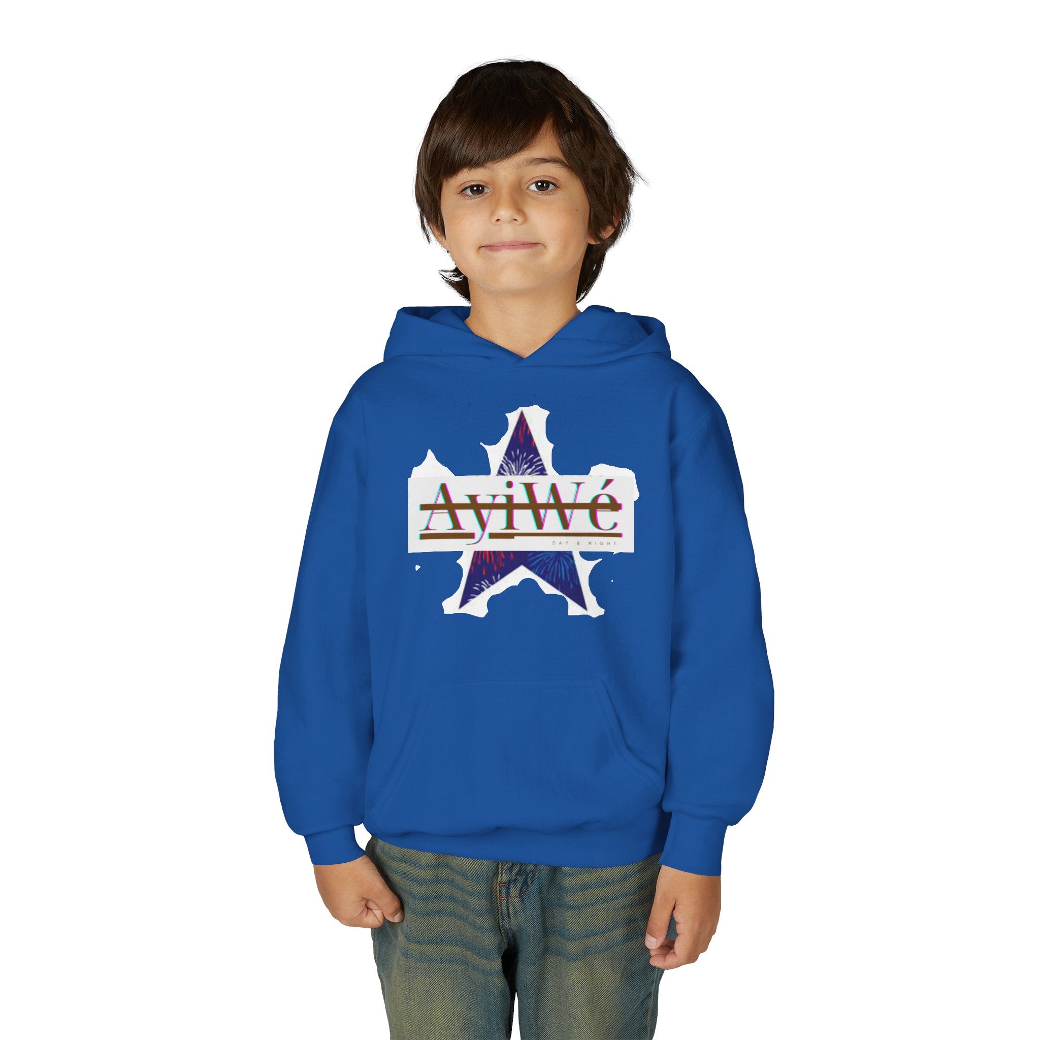 AyiWé Young-1 Youth Heavy Blend Hooded Sweatshirt