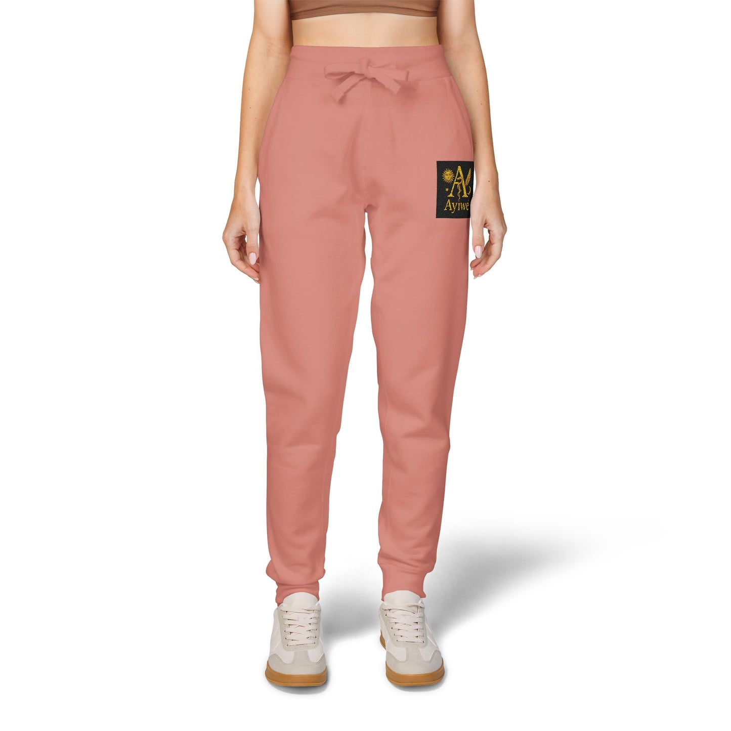 B - One AyiWé Unisex Fleece Sweatpants (Embroidery) - AyiWé Fashion & Style