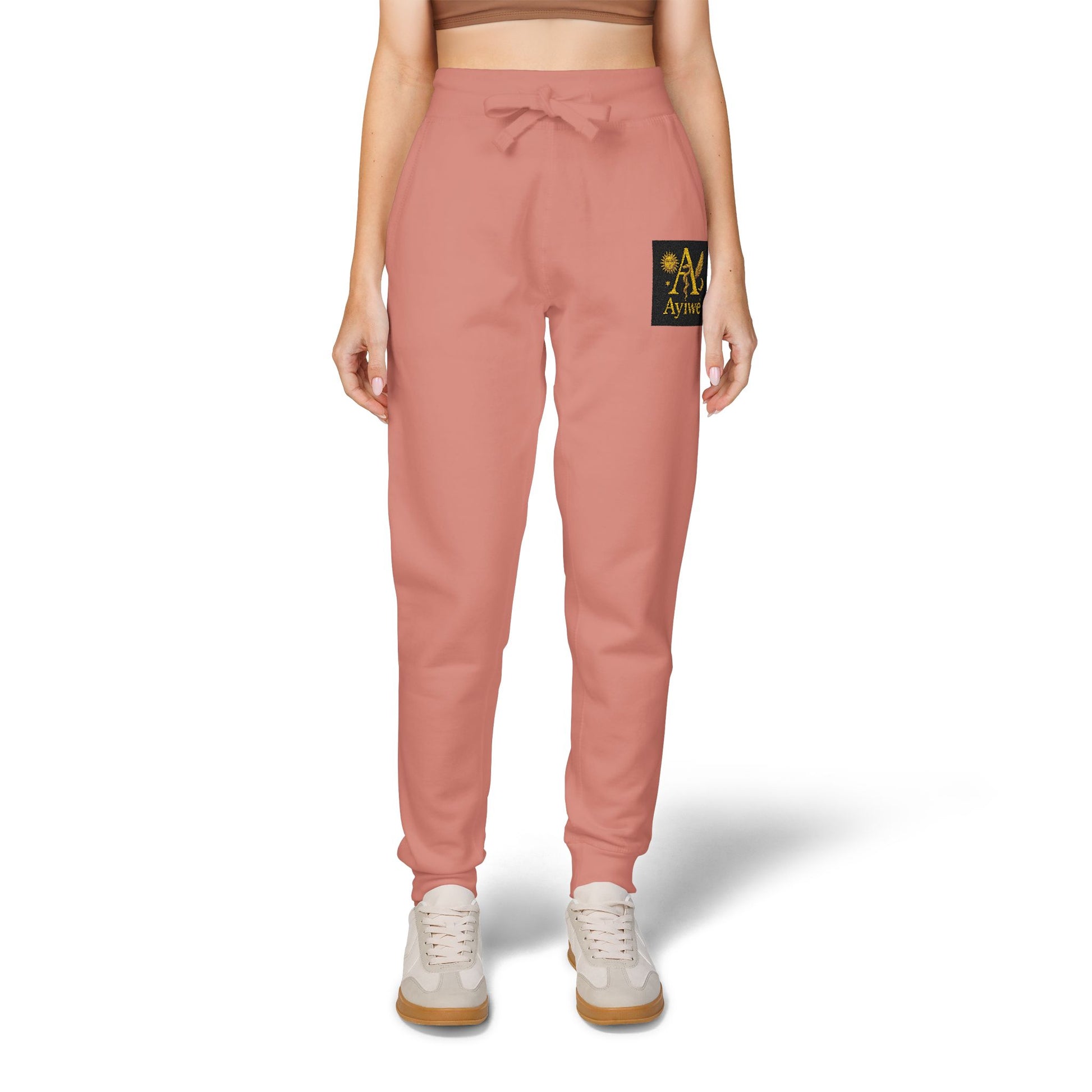B - One AyiWé Unisex Fleece Sweatpants (Embroidery) - AyiWé Fashion & Style