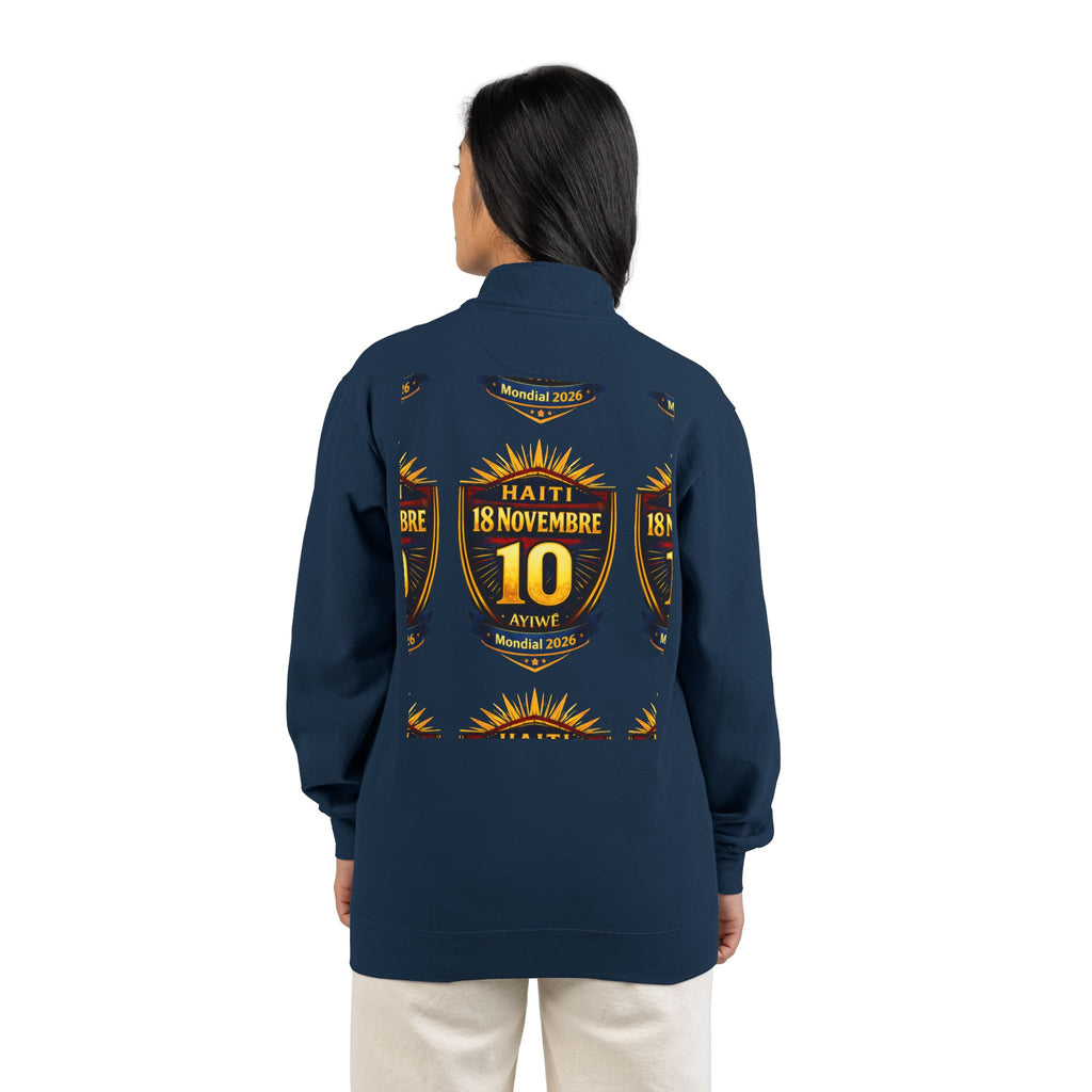 Ht - 18N. 2026 WC Unisex Adult Quarter - Zip Sweatshirt by AyiWe F&S - AyiWé Fashion & Style