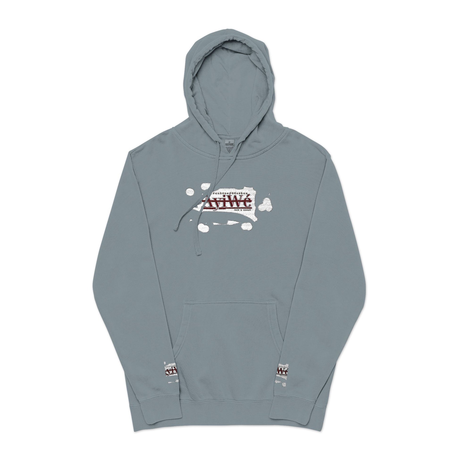 AyiWe A1 Unisex Pigment - Dyed Hoodie (Embroidery) - AyiWé Fashion & Style
