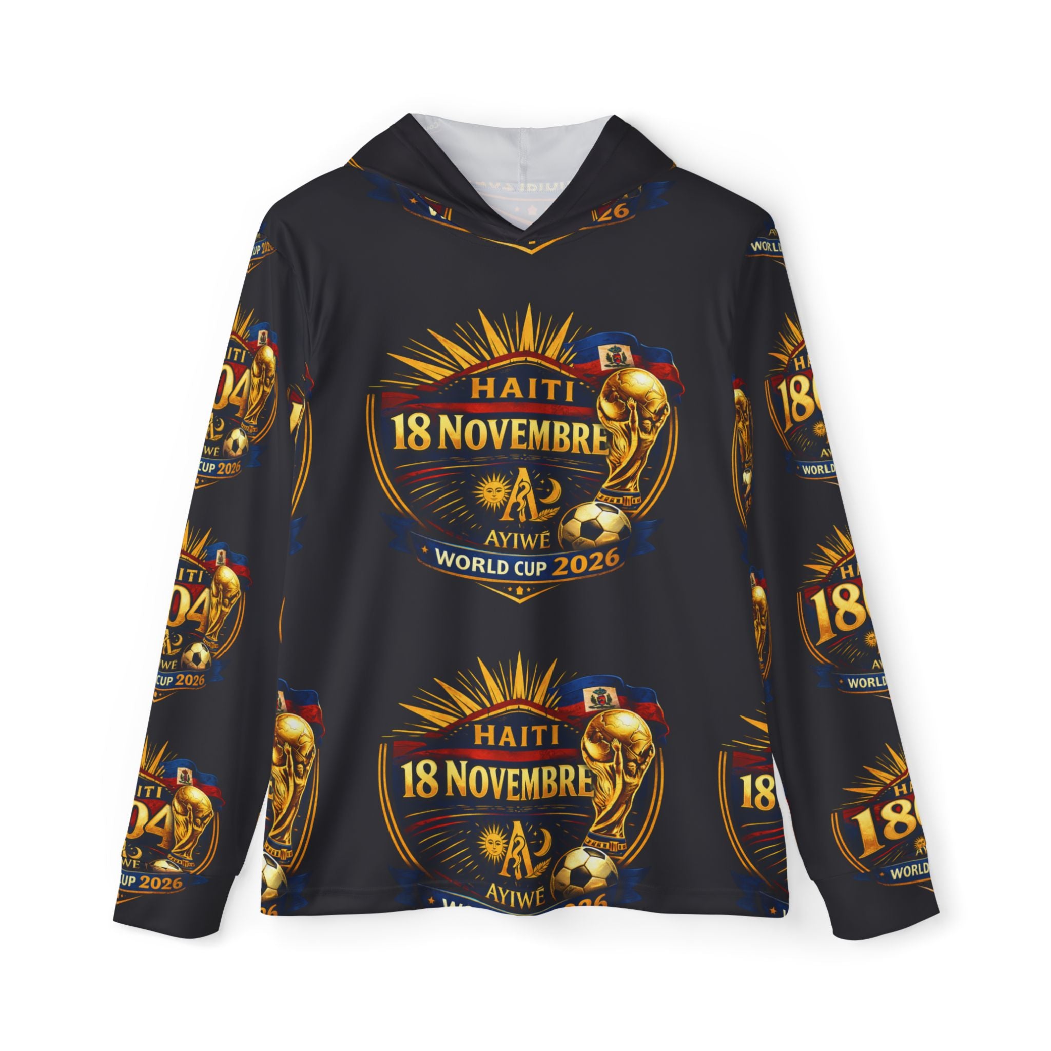 Ayiti1804 - WC - 2026 Men's Sports Warmup Hoodie (AOP) by AyiWe F&S - AyiWé Fashion & Style