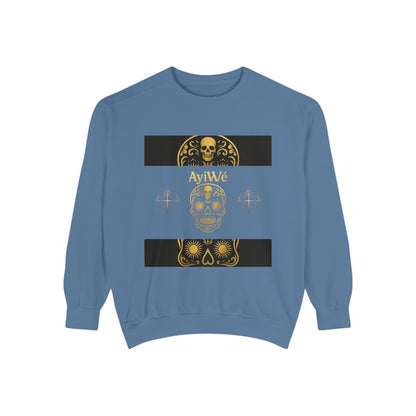 4K-Ayi Unisex Garment-Dyed Sweatshirt. Powered by AyiWe FS