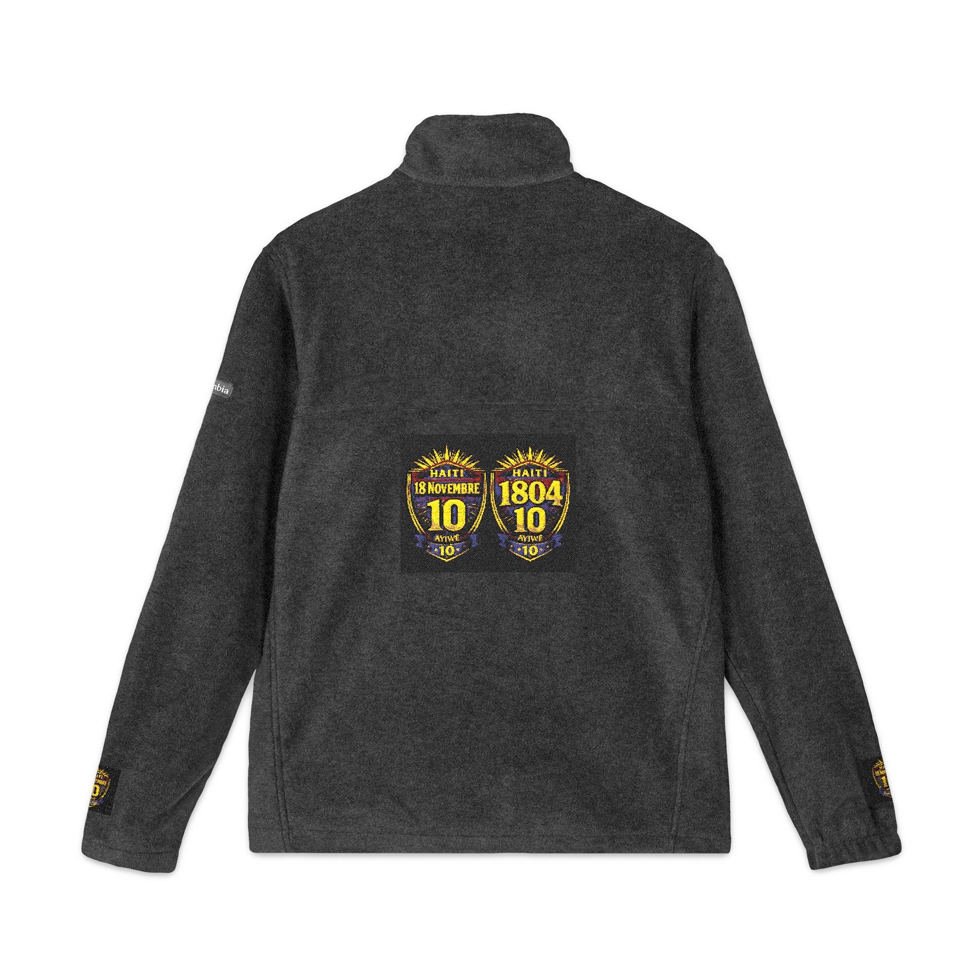 Ht - 2026 Mondial/18Nov Unisex Columbia Fleece Jacket (Embroidery) by AyiWe F&S - AyiWé Fashion & Style