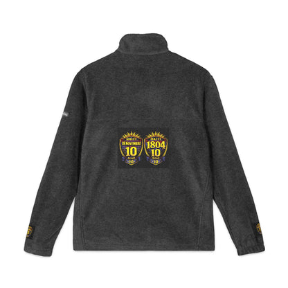 Ht - 2026 Mondial/18Nov Unisex Columbia Fleece Jacket (Embroidery) by AyiWe F&S - AyiWé Fashion & Style