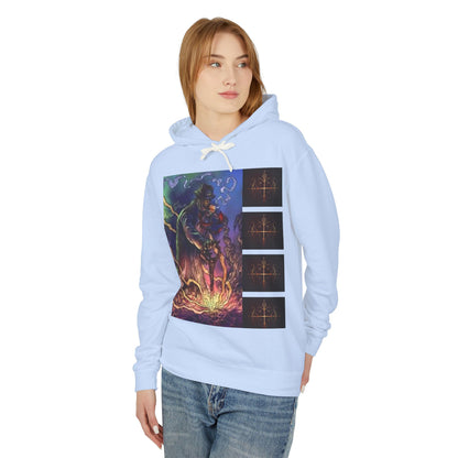 Ayi06 Unisex Lightweight Hooded Sweatshirt. Powered by AyiWe FS