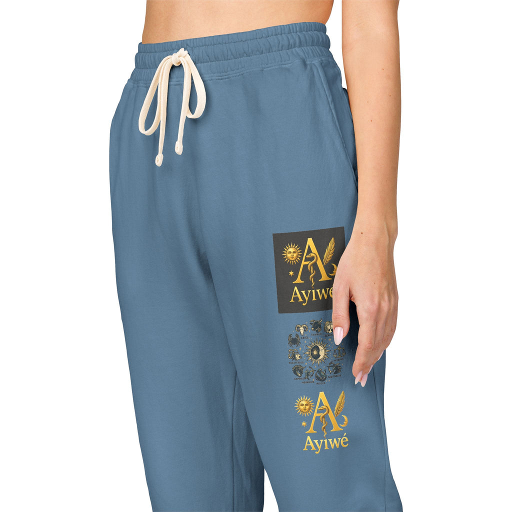 Fresh3-AyiWé Unisex Garment-Dyed Fleece Sweatpants