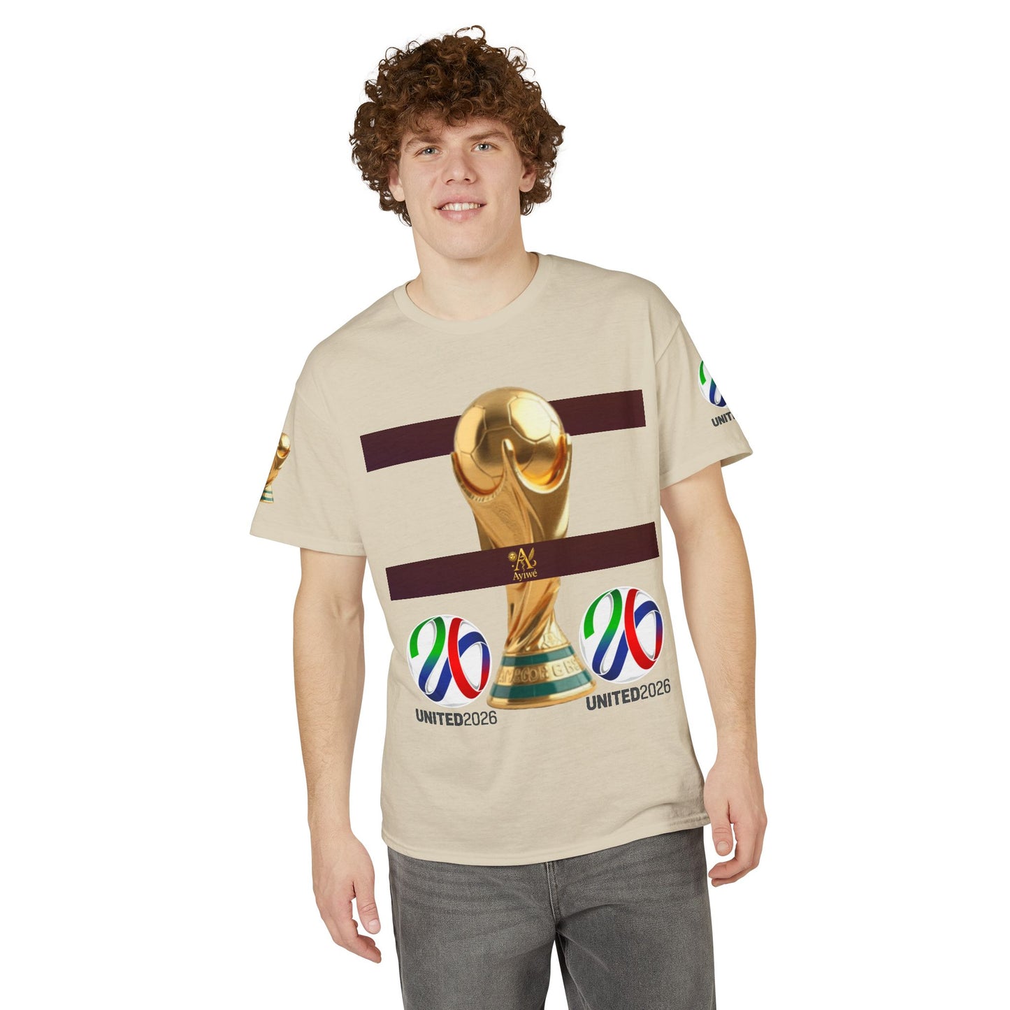 Unity03-Ayi Unisex DryBlend® T-Shirt. Powered by AyiWe F&S