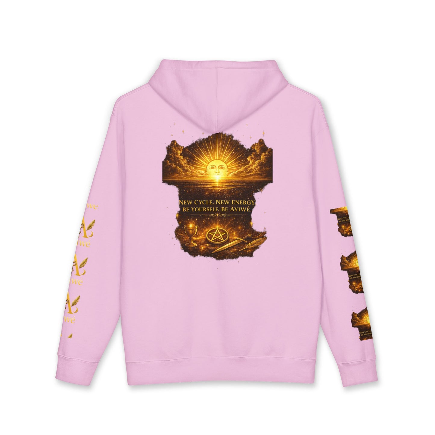 OneSun-Unisex Heavyweight Hooded Sweatshirt. Powered by AyiWe F&S