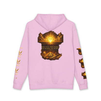OneSun-Unisex Heavyweight Hooded Sweatshirt. Powered by AyiWe F&S