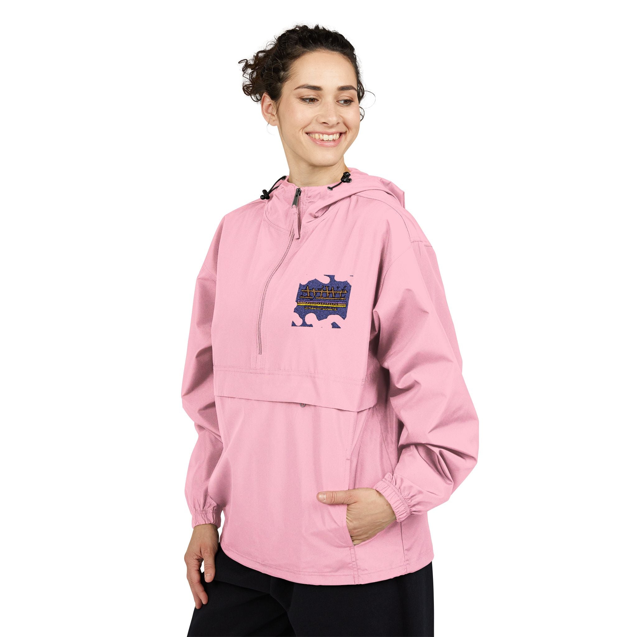 AyiWe13-Champion Unisex Packable Anorak Jacket
