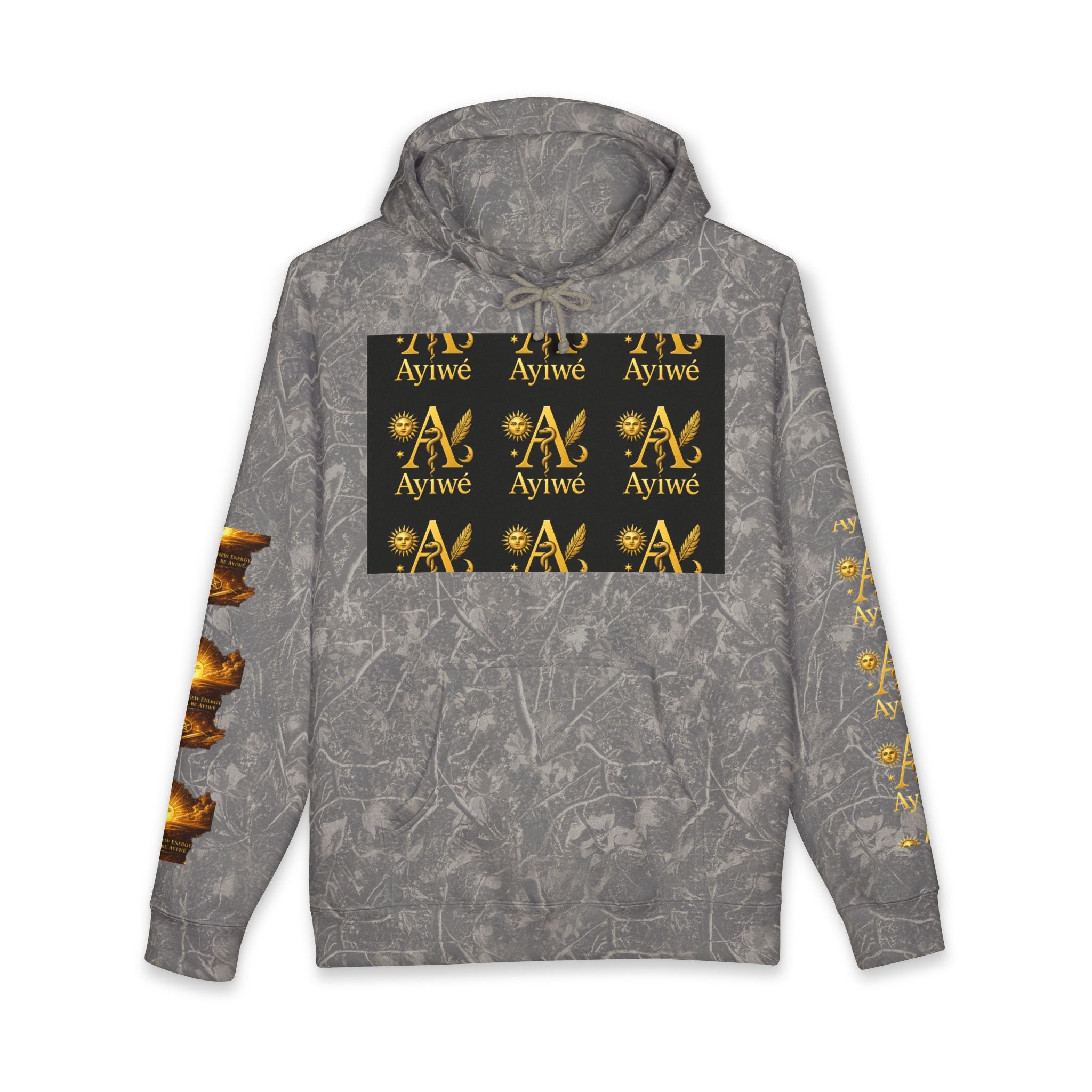 OneSun-Unisex Heavyweight Hooded Sweatshirt. Powered by AyiWe F&S