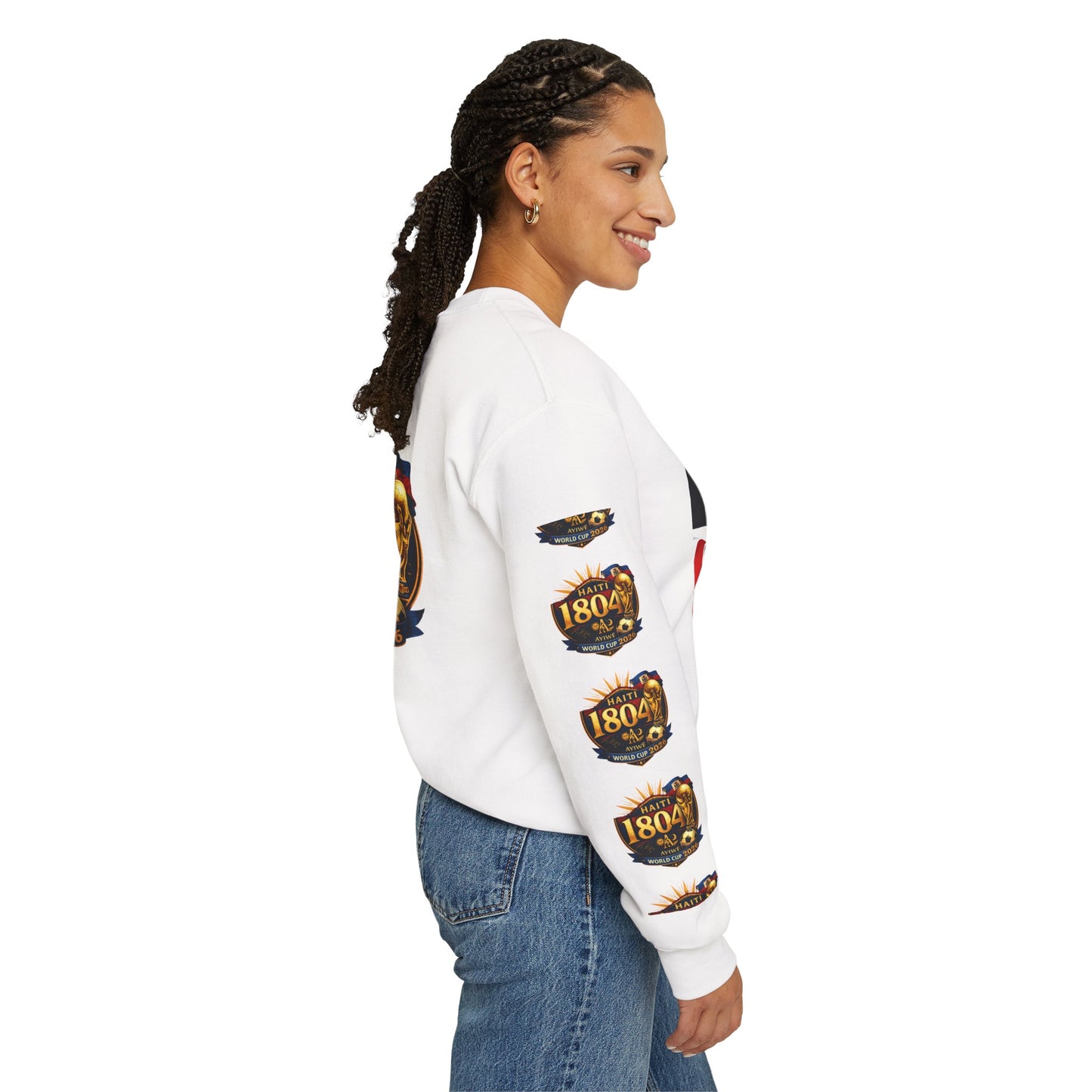 18WC2026 Yon-Nasyon1 Unisex Heavy Blend™ Crewneck Sweatshirt. Powered by AyiWe F&S