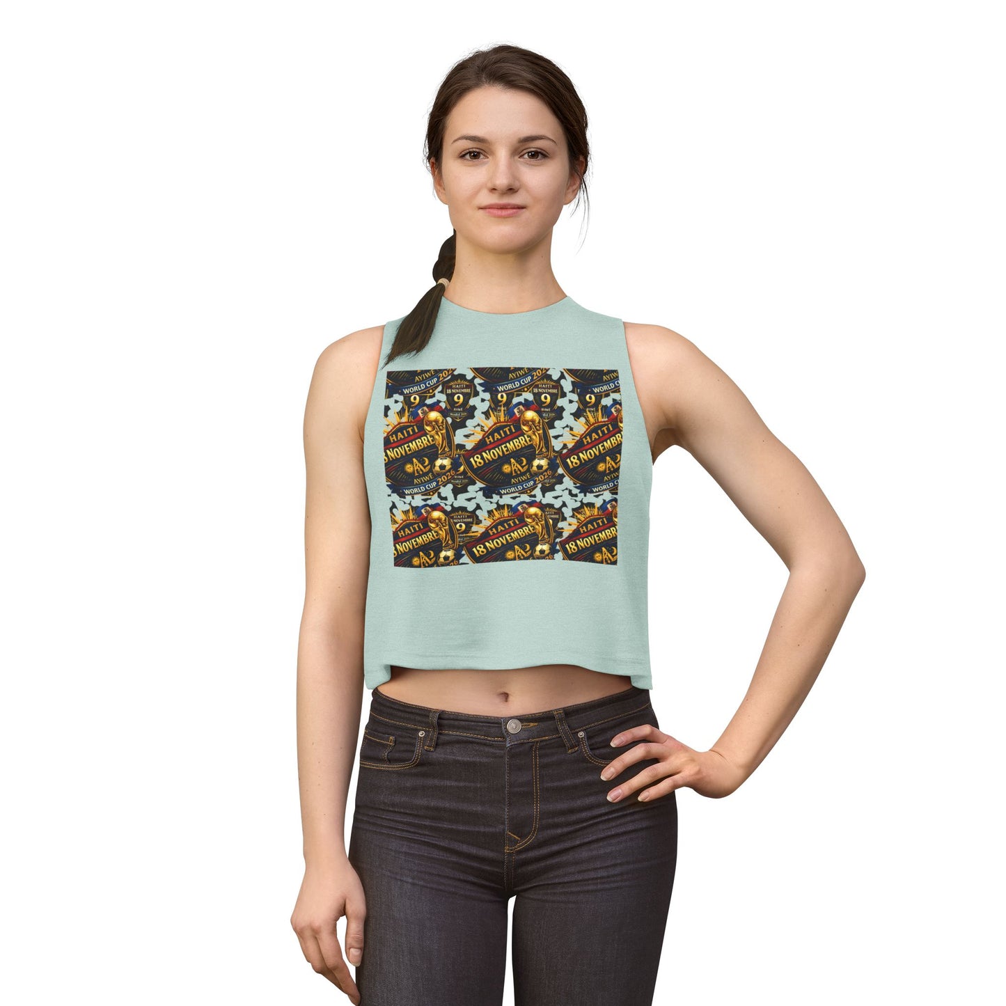 )9WC - Marabou Women's Crop Top by AyiWe F&S - AyiWé Fashion & Style