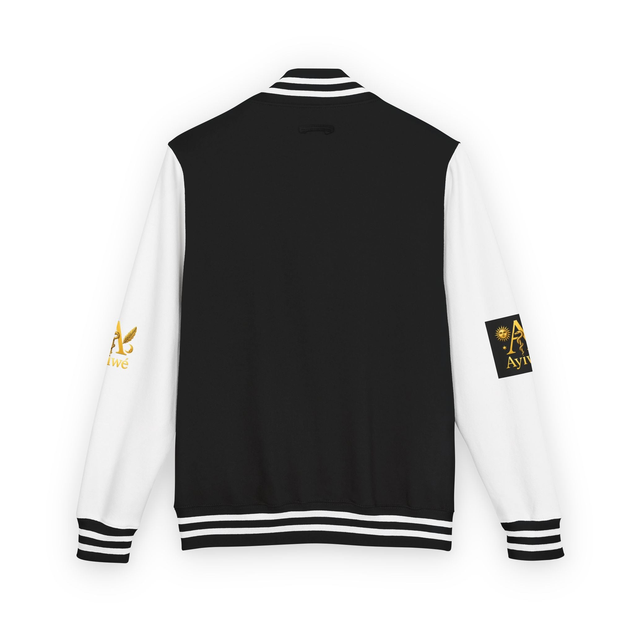 1-A High DegreAyiWé Unisex Heavyweight Letterman Jacket