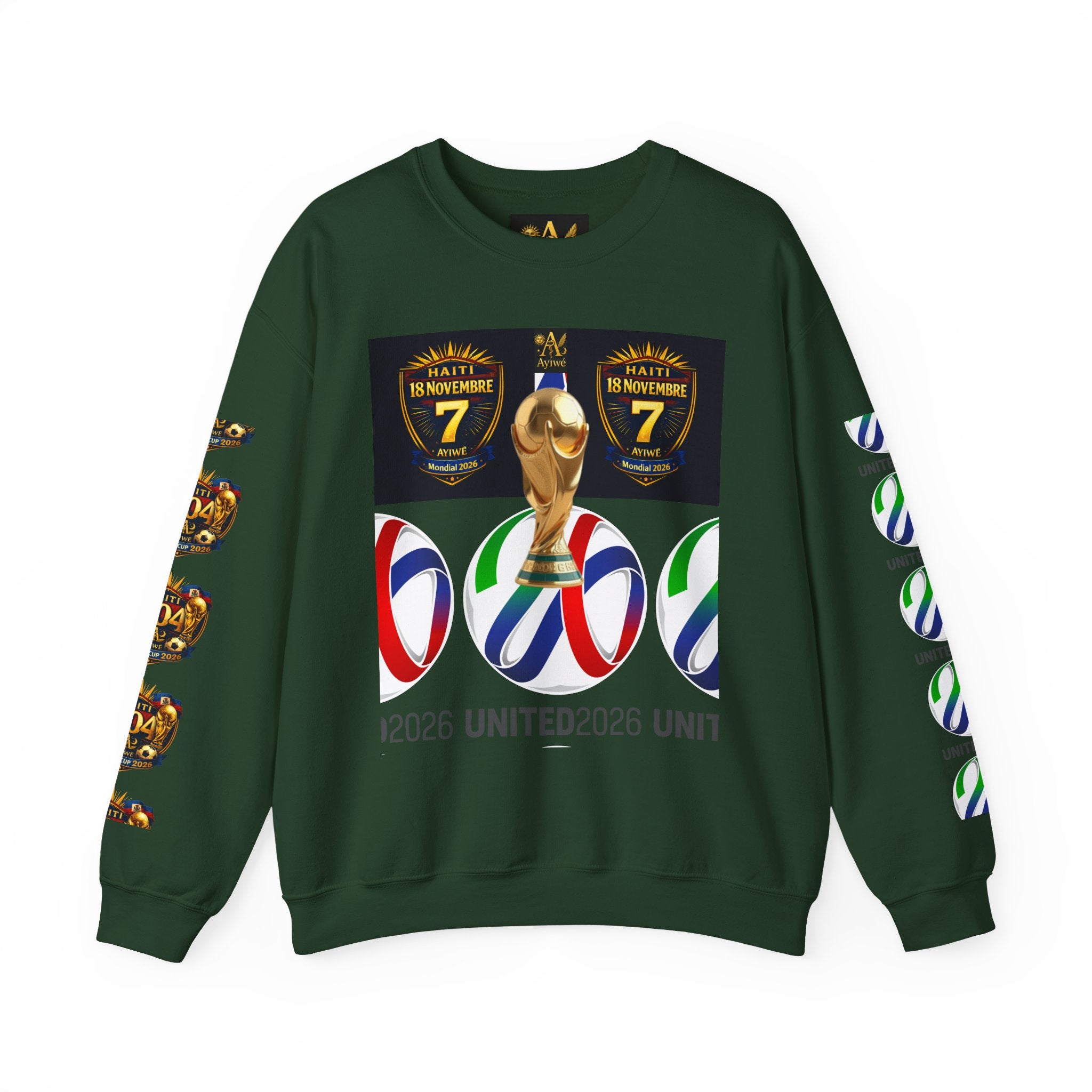 18WC2026 Yon-Nasyon1 Unisex Heavy Blend™ Crewneck Sweatshirt. Powered by AyiWe F&S