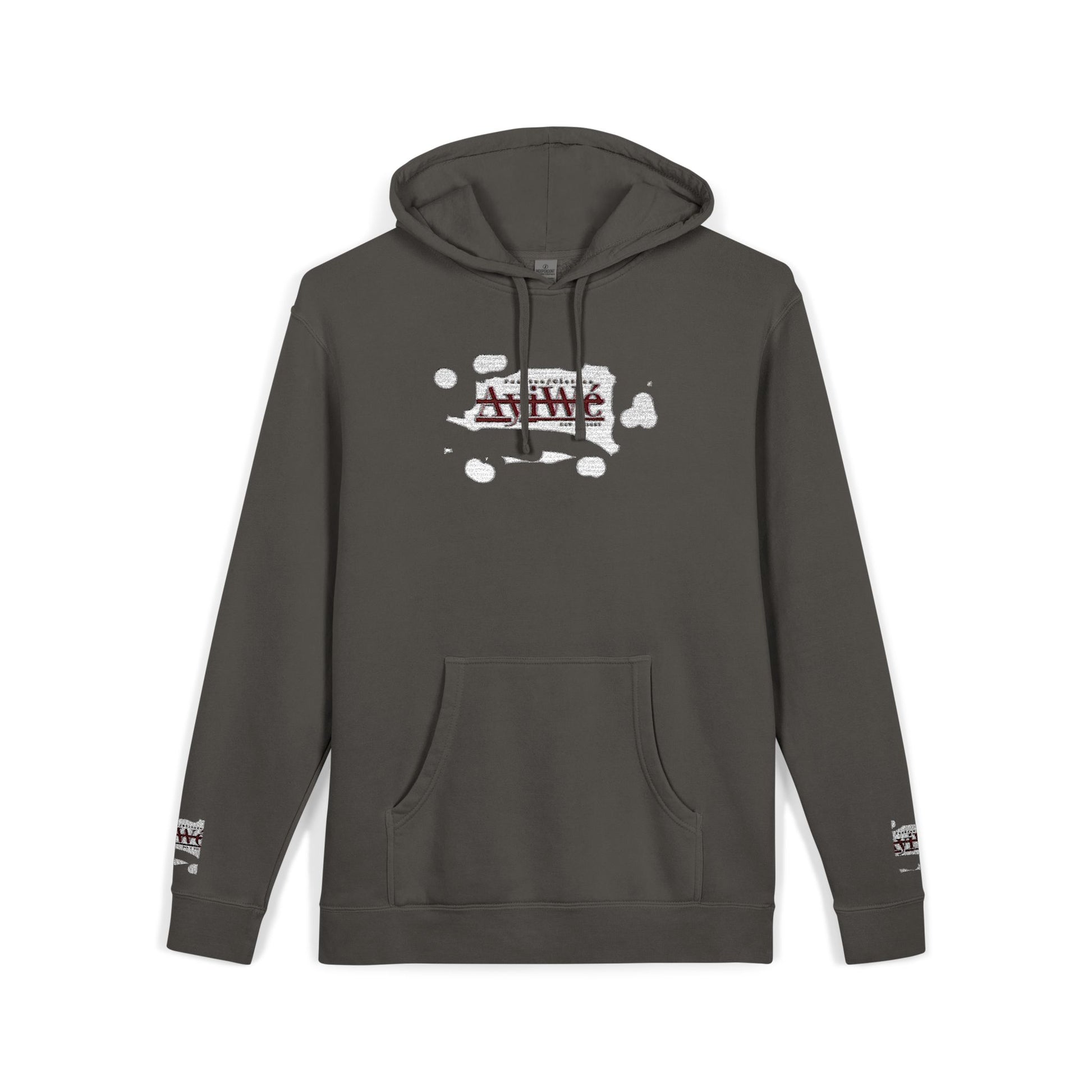 AyiWe A1 Unisex Pigment - Dyed Hoodie (Embroidery) - AyiWé Fashion & Style